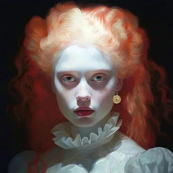 Compass gold coin earrings, nautical north star jewelry - Picture 9 of 11